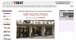 Desktop Screenshot of musicvidic.com